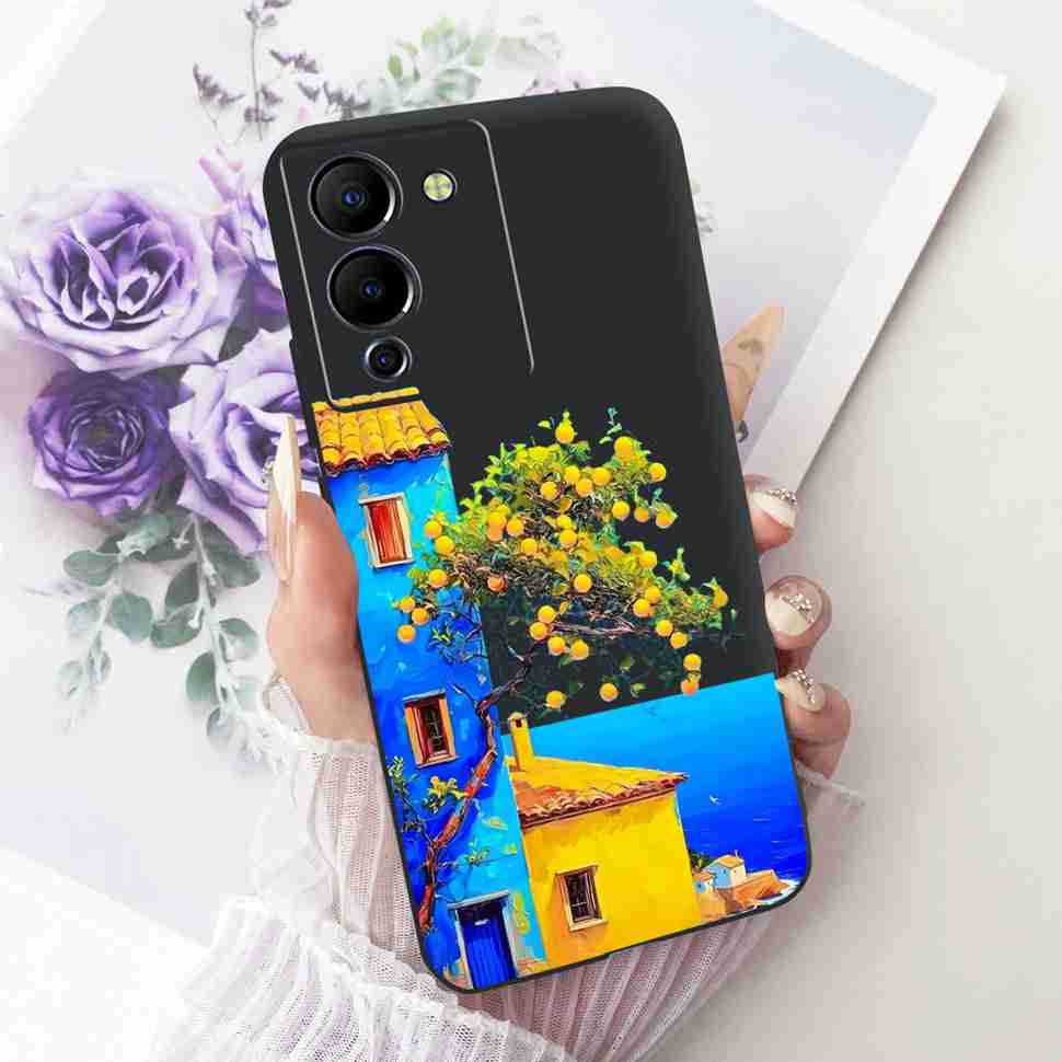 Fashion Pattern Case For Infinix Note 12 G96 Cover Ultra Slim Silicone Soft TPU Cover Cases For Infinix Note12 G96 X670 Bumper