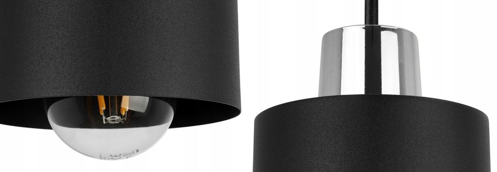 MODERN NIGHT TABLE LAMP BLACK LED LAMP