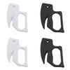 4Pcs Portable Letter Opener Safe Envelope Slitter Plastic Christmas Gift Wrapping Tool for Home And Office