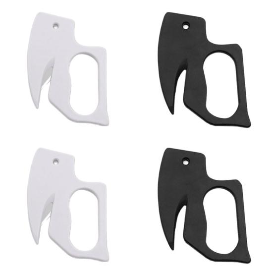 4Pcs Portable Letter Opener Safe Envelope Slitter Plastic Christmas Gift Wrapping Tool for Home And Office