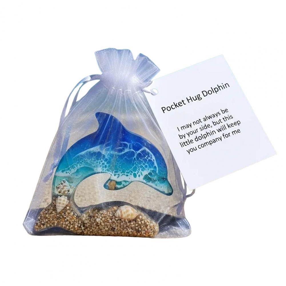 Resin Pocket Hug Pocket Hug Card Inspirational Pocket Hug Resin Token with Positive Card Mini for Emotional for Encouragement