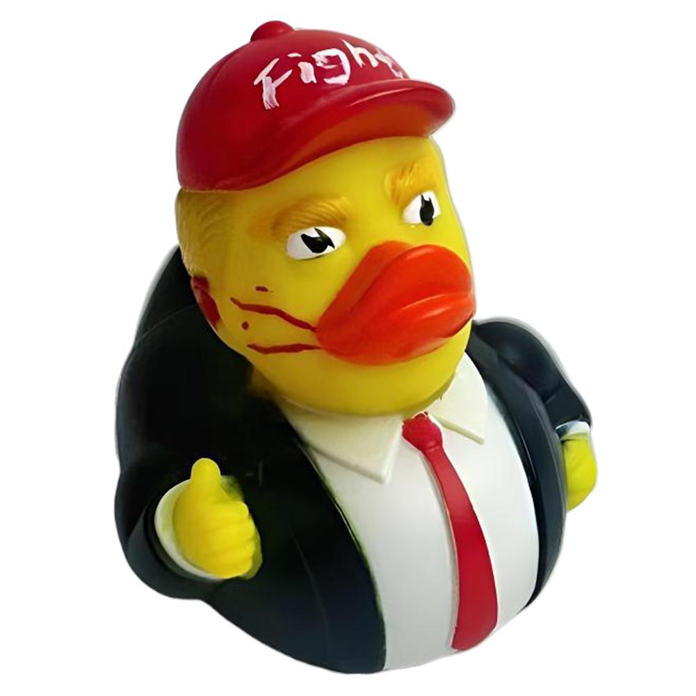 

- Новинка Trump Rubber Duck Baby Bath Toys Rubber Ducks Смешная игрушка-утка для ребенка
