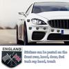 Union Jack Flag Emblem Sticker,England UK Flag Alloy Emblem Badge - Elizabeth II Anniversary