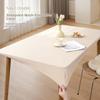 Rectangular Solid Color Table Cover Full Wrapped Desk Protection Cover  Wedding