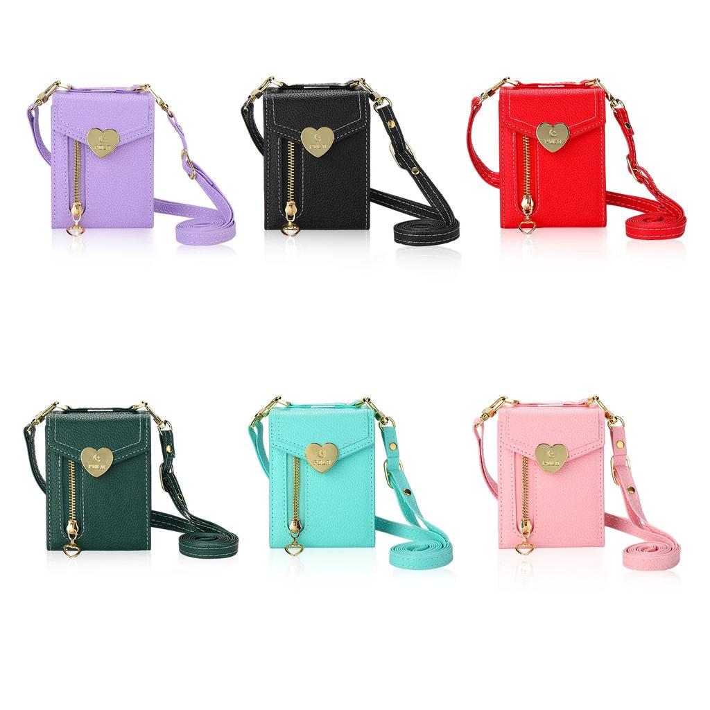 Zipper Coin Purse Crossbody Leather Bag Wallet Case for Samsung Z Flip 6FE 6 4 5 3 Neckstrap Shoulder Strap Card Holder Cover