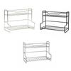 Elegant Sturdy Stainless Steel Desktop Organizers Portable Accessory for Bedroom and Kitchen Clutters Reduction