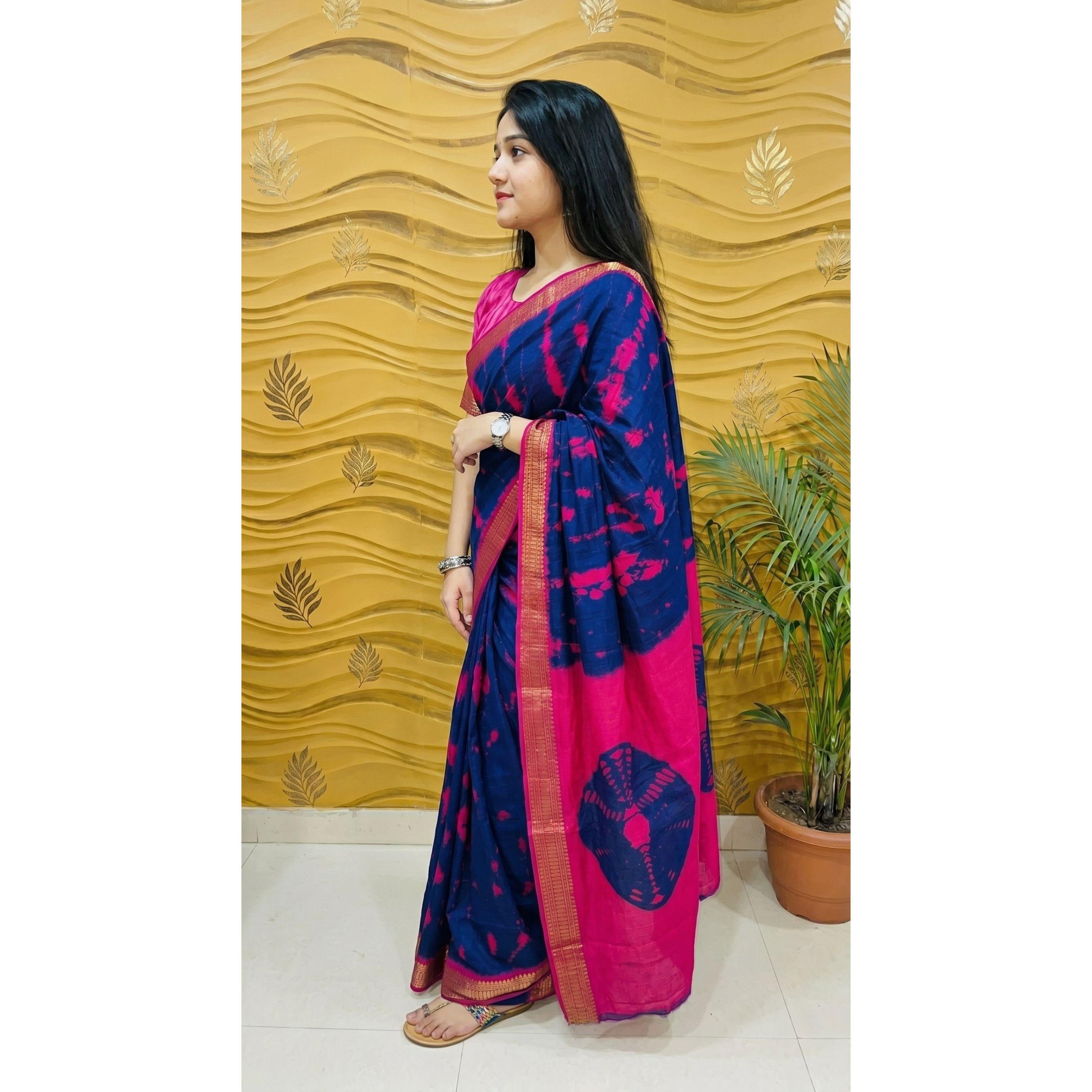 NEW LAUNCH – Designer Freehand Dola Silk Saree Collection