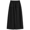 Female Autumn Half-body Skirt Ladies Elegant Commuting Medium-length Hip Skirts Loose A-line Skirt