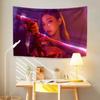 Kpop Idol Karinas Tapestry A-Aespas Girl Group Home Decoration Wall Hanging Bedroom Living Room Backdrop Cloth Concert Banner