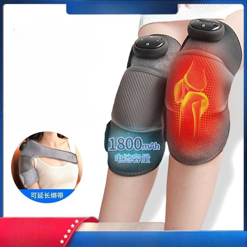 1Pc Electric Heating Knee Pads Self-heating Knee Massager Keep Warm Old Cold Legs Knee Joint Hot Compress Pain Physiotherapy Artifact