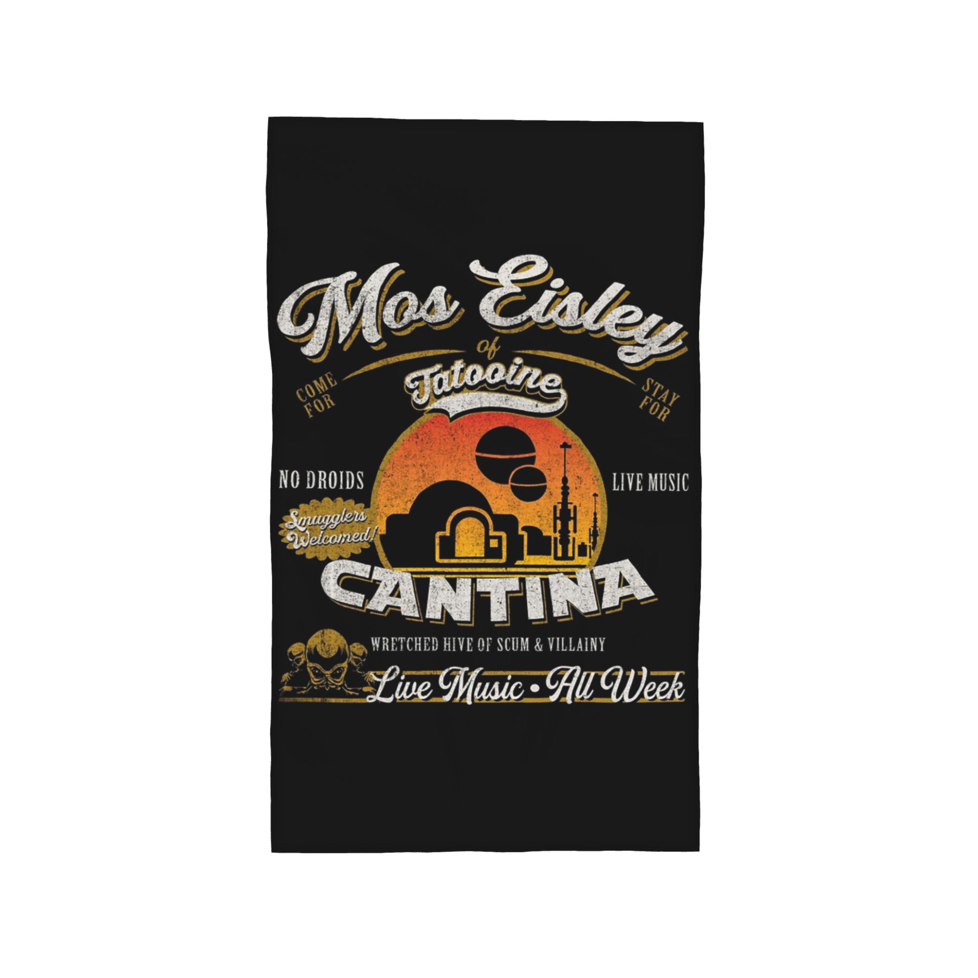 Mos Eisley Cantina Tatooine Dk Soft Face Towel Quick Dry Pool Bath Cotton Towels Absorbent W30*H60(CM)