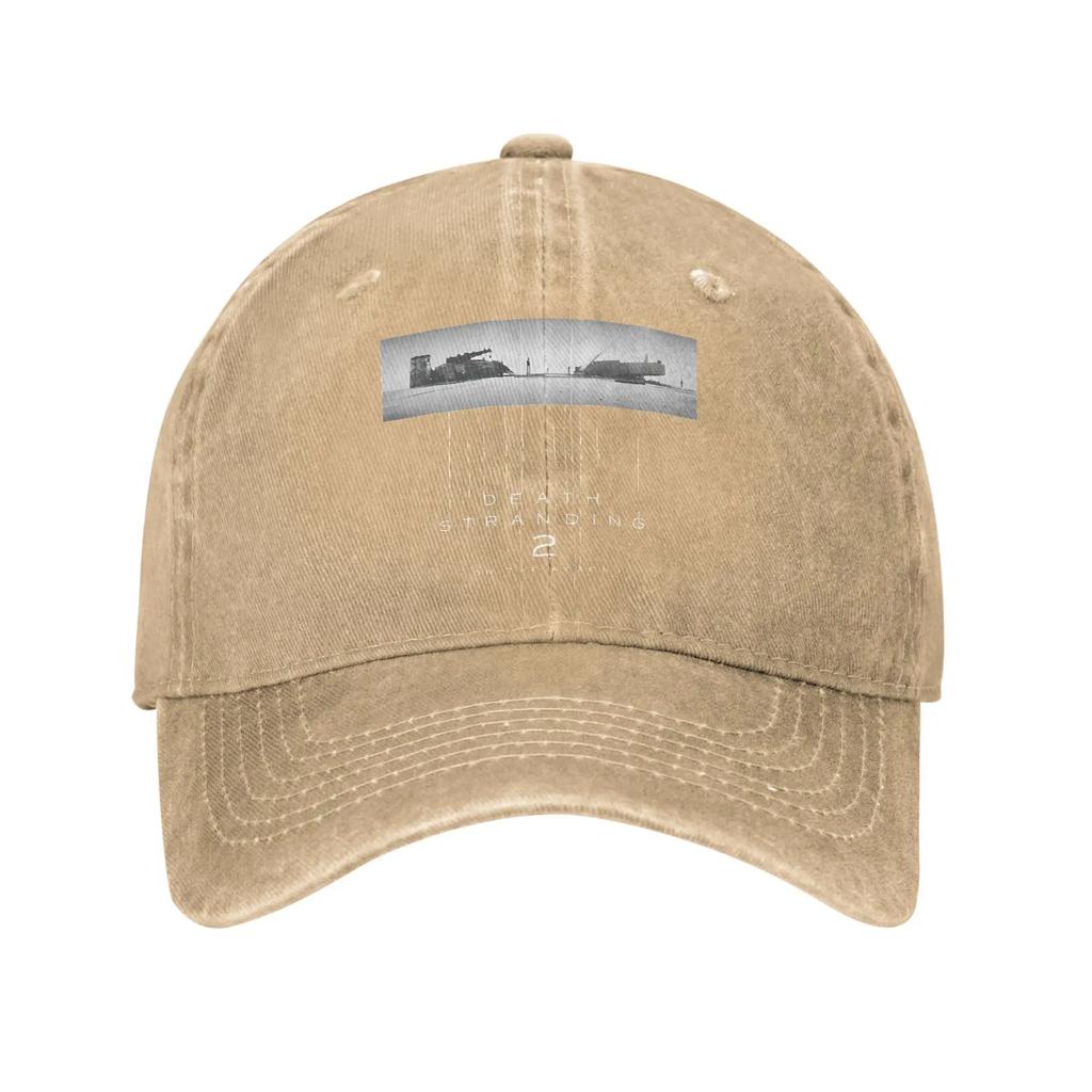 Casual Death Stranding 2 On The Beach Baseball Caps Unisex Women Distressed Denim Snapback Hat Video Game Outdoor Adjustable Hat