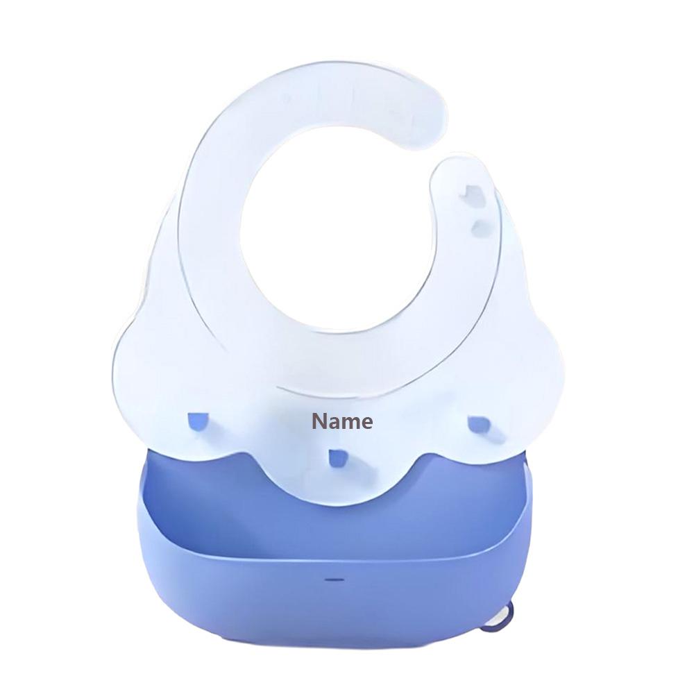 

Нетоксичний силіконовий слинявчик, що налаштовується, з уловлювачем слини, з безкоштовним гравіюванням імені, унікальний креативний подарунок для дітей та дітей