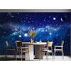 Galaktická kosmická tapeta na strop Tapeta noční oblohy Hvězdy Mlhovina Nástěnná malba Obývací pokoj Ložnice Tapeta