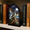 Gothic Arch Design Book Nook Acrylic Light-transmitting Table Setting  Tabletop Display