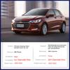 Fit for Chevrolet Onix II    2022 Chrome Outer Door Handle Cover Trim Car Cap Accessories Styling Sticker