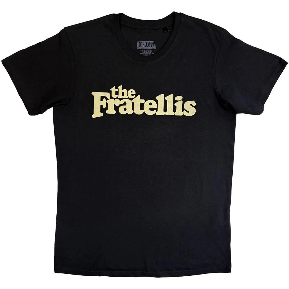 Rock Off officially licensed products The Fratellis Classic Logo T Shirt M Black S