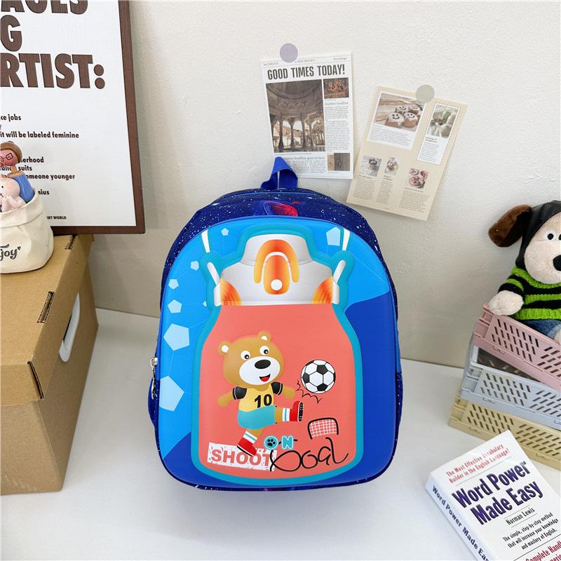 2025 Cartoon Kids' Backpack for Kindergarten & Elementary - Large Schoolbag for Boys & Girls