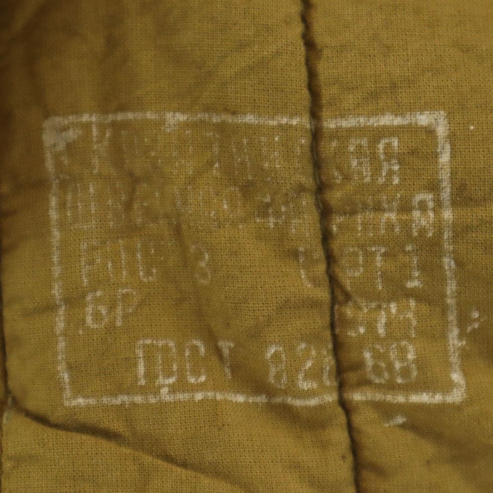Russian Army 60s Former Soviet Union Telogreika Jacket 3 Camel quilting Men's Used