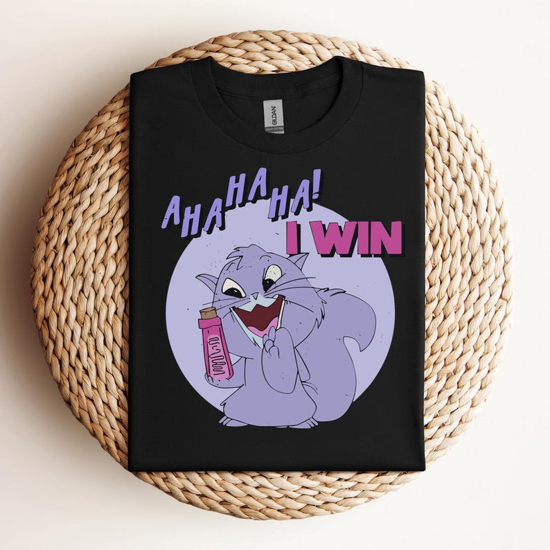 Retro 90s Disney Emperor s New Groove Yzma Cat Ahaha I Win Shirt, WDW Disneyland Matching Family Shirt, Magic Kingdom Shirts 160