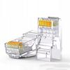 Rosfix Wtyki RJ45 5e PureCopper – Wtyki Sieciowe UTP | 100 Szt. | Kategoria 5e | 8P8C | Czysta Miedź | Do LAN i Patch Paneli