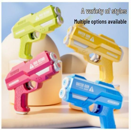 In-Stock Cartoon Eagle Water Gun: Press-Type Handheld Dual Pistols for Kids