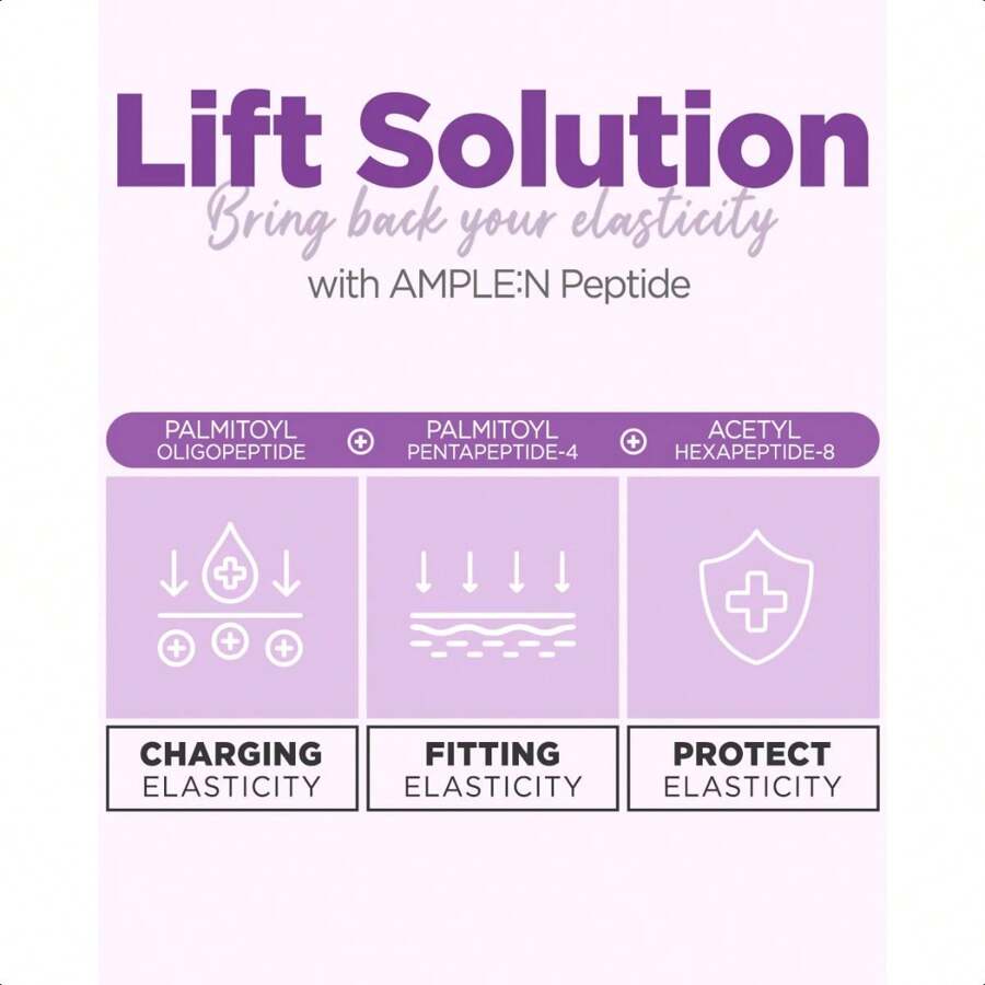 Ample:N Peptide Shot Serum 100ml Anti-Aging Face Serum Minimize Wrinkles And Improve Firmness - Lift Sagging Skin - Visibly Plump