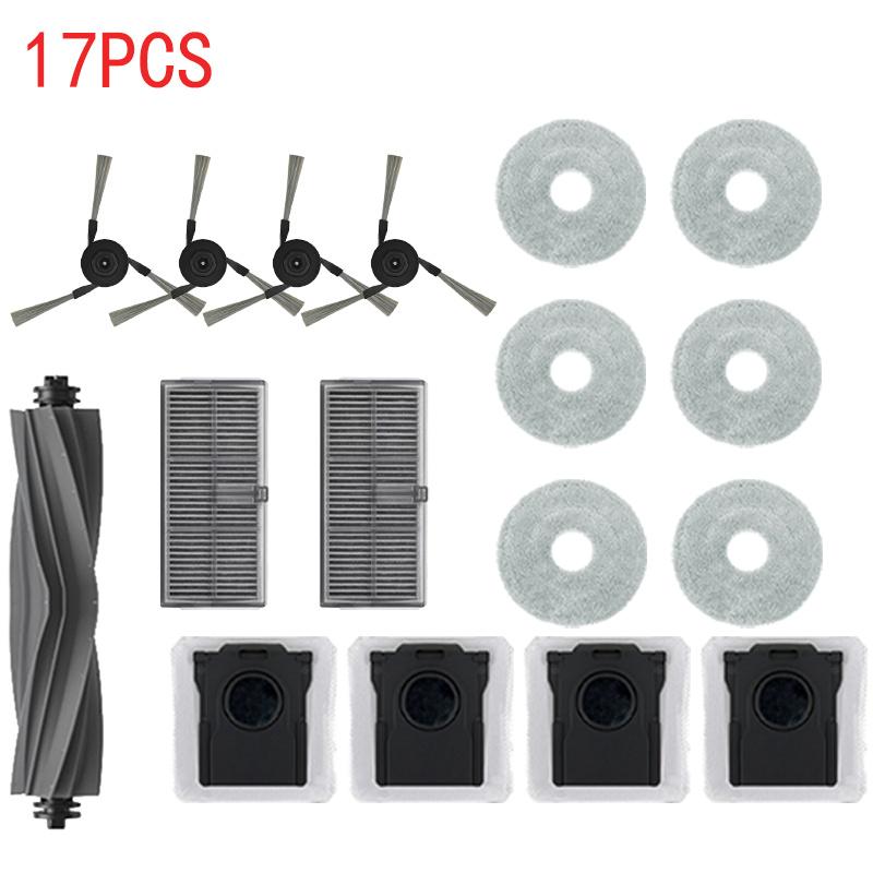 For  Dreame L40 Ultra / X40 Ultra Robot Vacuum Accessories Dust Bags Mop Main Side Brushes Cloths HEPA Filters Spare Parts