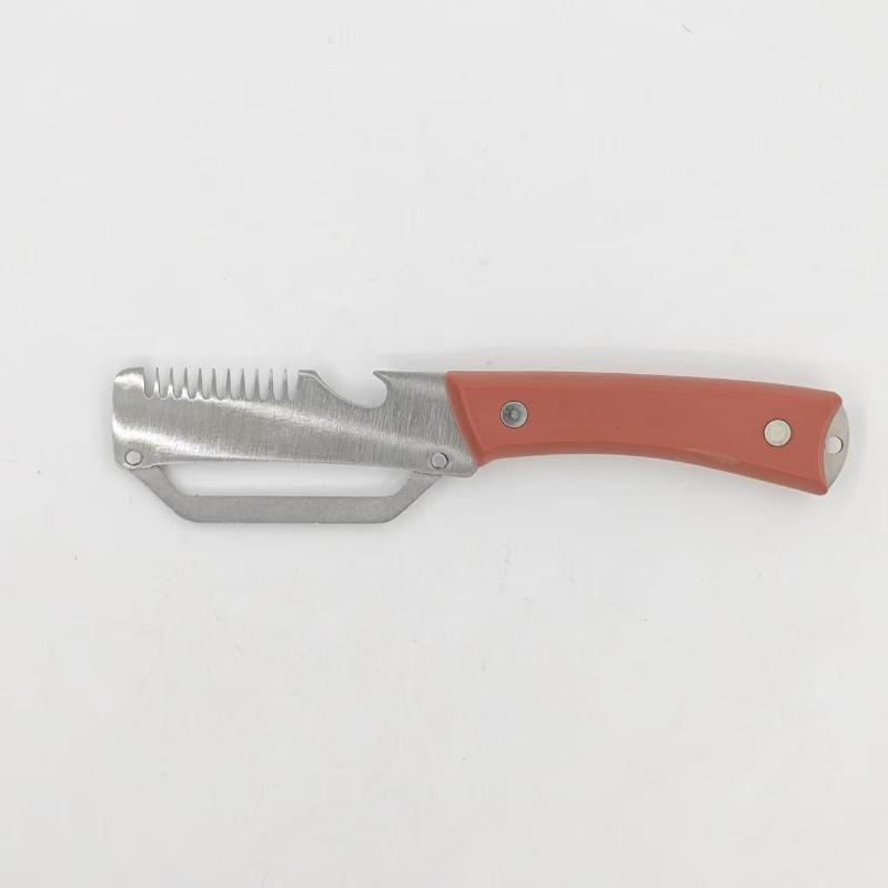 3-In-1 Multi-Function Serrated Peeling Knife Premium Vegetable Peeler Bottle Opener Kitchen Tool