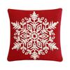 Christmas Elk Snowflake Pillow Sofa Bedside Cushion Embroidered Home Ins Style Pillow European and American