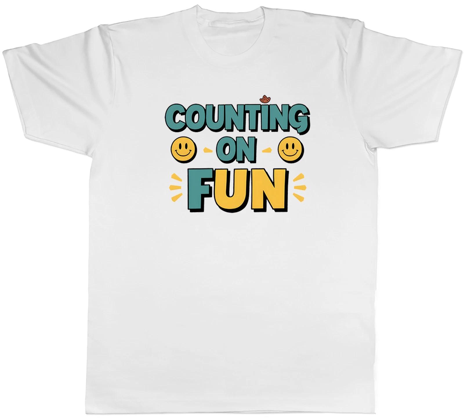 Number Day Counting on Fun Funny Mens T-Shirt Tee Gift Top L