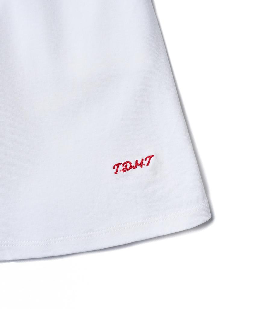 Tudment 50S Embroidered Mini Pantskirt_White