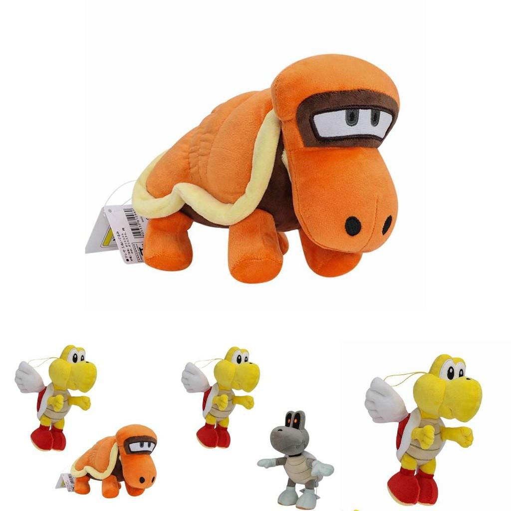 Adorable Mario Flying Slowpoke Turtle Plush Toy With Skull Design And Roller Skates