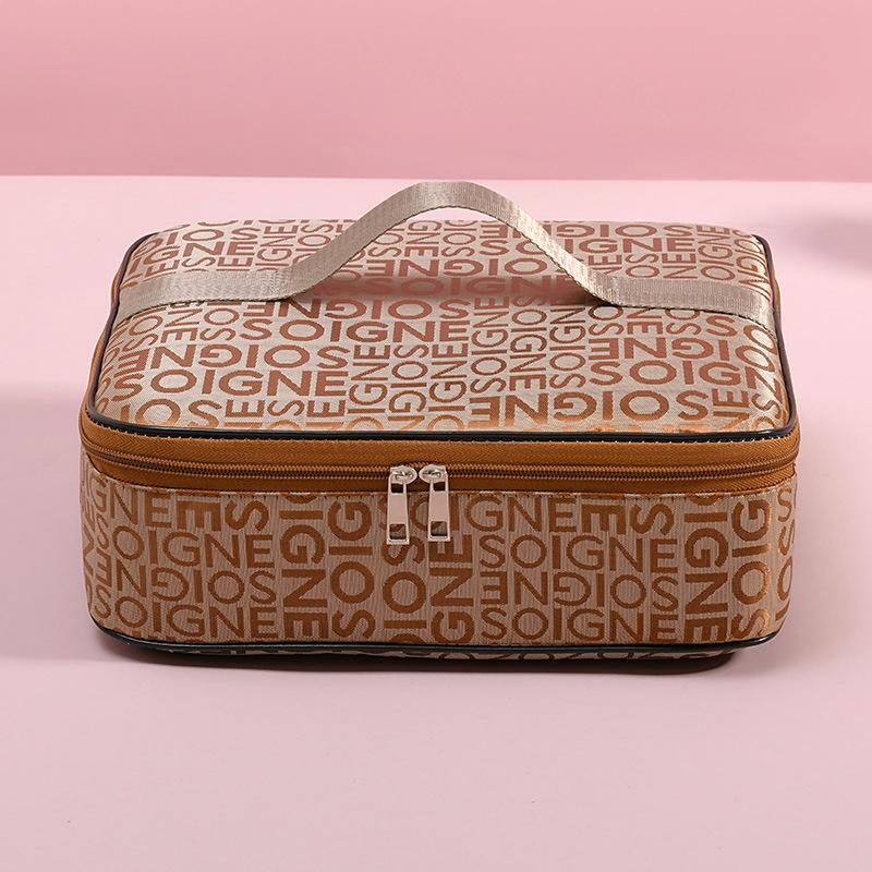 High Capacity Portable Thermal Lunch Bag Waterproof Oxford Cloth Picnic Insulated Bento Box Cooler Bags Food Storage Container