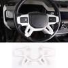 Car Steering Wheel Decoration Cover Trim Frame Sticker For Land Rover Defender 90 110 130 2020-2025 Interior Accessories