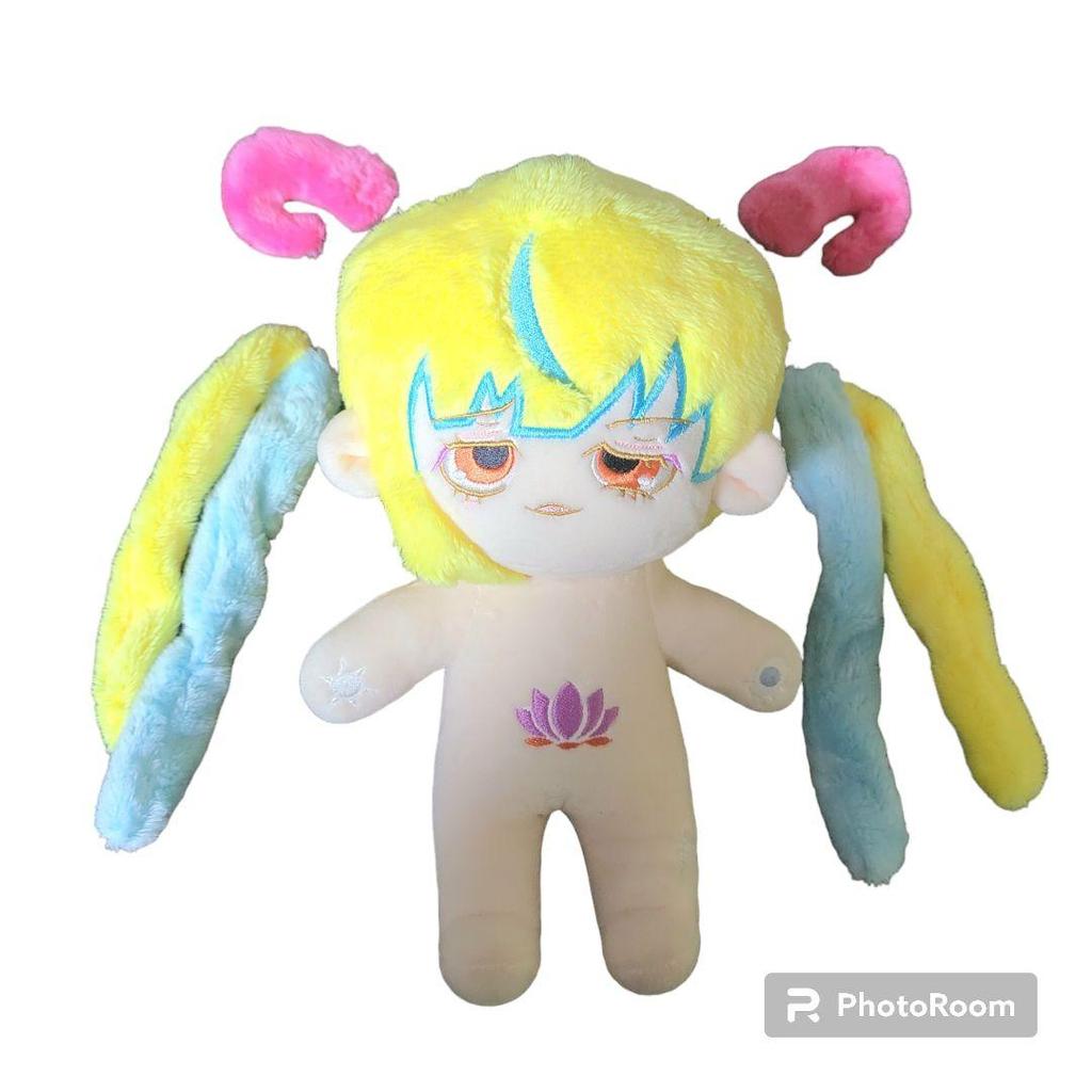 [USED] Attributeless Plush Dress-Up Plush Toy, Cotton Doll, 20cm, with Skeleton, Korea