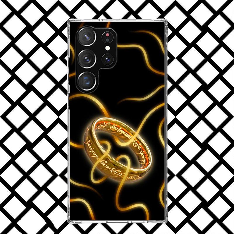 The L-Lord of The R-Rings Phone Case for Samsung Galaxy S26 S25 Edge S24 S23 Ultra S22 Plus S21 FE S20 + Soft Cover Print Fundas