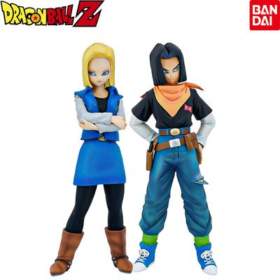 25CM Dragon Ball Z Android 17 18 Anime Figur Android 18 PVC Actionfiguren Sammelmodell Spielzeug für Kinder Weihnachtsgeschenke