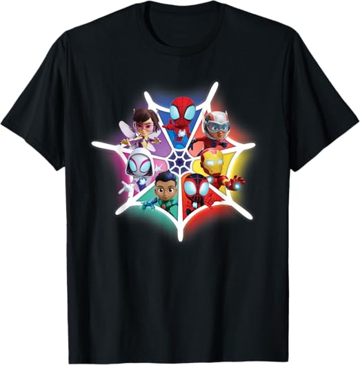 Marvel Spidey and His Amazing Friends Avengers Team-Up T-Shirt 150