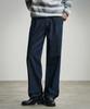 Awodeijeu Freddy Semi-Wide Single-Pleat Raw Denim [Raw Blue]