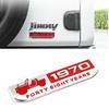 Auto Logo 1970 Gedenkzeichen Metall 3D Aufkleber Für 2007 -2021 Jimny JB23 JB43 JB64 JB74w Zubehör