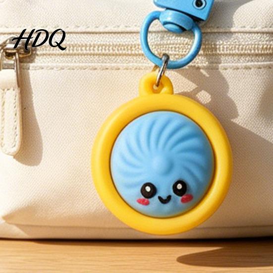 Dumpling Keychain Mini Pendant 6/8/10Pcs Soft Cartoon Snack Lightweight Accessories for Backpacks Keys Bags