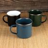 thick top quality 12oz 350ml enamel mug cup camping mug cup tea mug cup