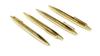 barrel Elegant Gold Twist Ballpoint Premium All-brass Pen, Boxed, K7-DS2-2, 2-Pack