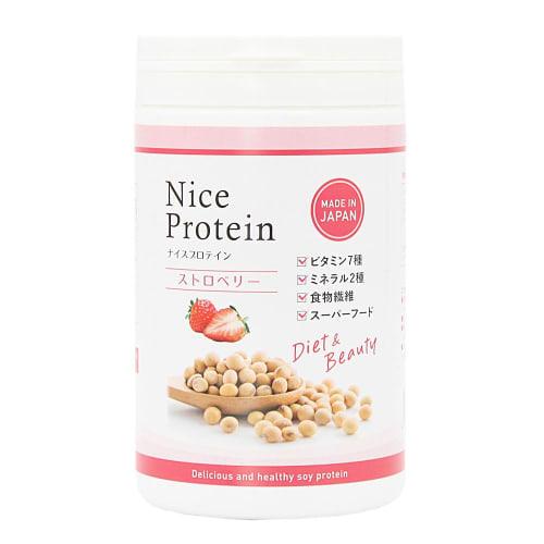 

Ainatura Premium Nice Protein Strawberry 500g Soy Protein for Women, Diet, 20 Servings, Made in Japan