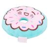 Brinquedo de Cachorro Donut Recheado de Pelúcia Squeaker Dentro Brinquedo de Animal de Estimação de Pelúcia Brinquedo de Cachorro em Forma de Comida Mastigação Diária