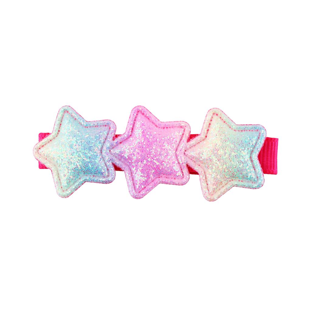 18 Stück Glitzernde Haarspangen für Mädchen Stern Herz Blume Pailletten Herzspangen Regenbogen Pferdeschwanz Haaraccessoires