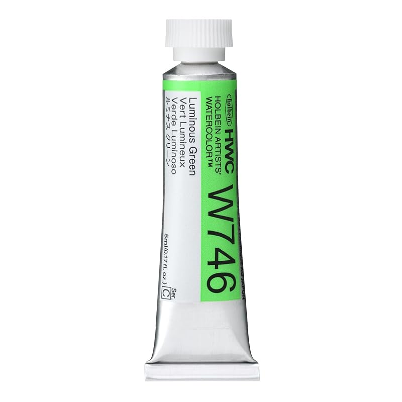 

holbein transparent watercolor paint No. 2 (5ml) luminous color W746 green (12746)