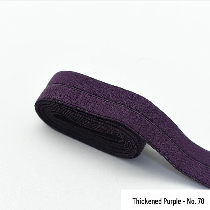 2-2.3cm Thick Elastic Fold-Over Binding Tape for Clothing and Jackets