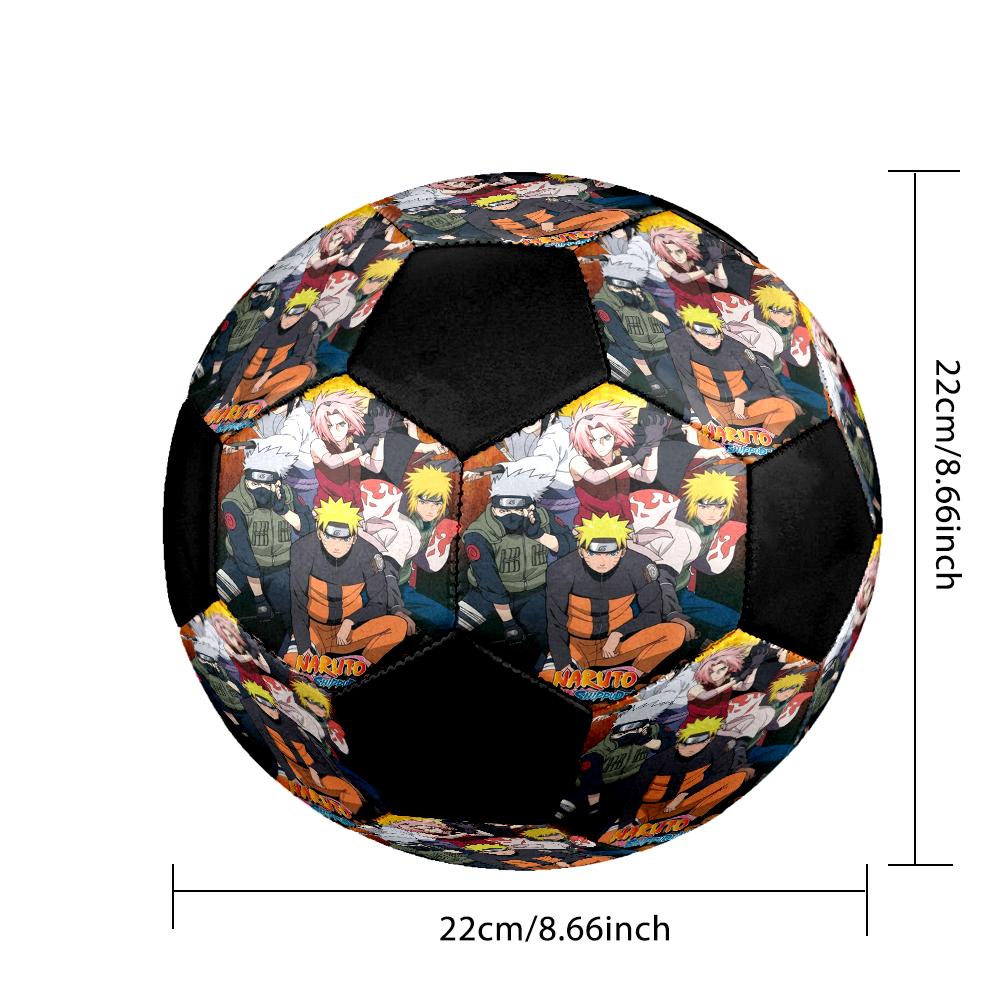Soccer Ball Colorful Machine Stitched PVC Size 5 Team Training Competition Ready Durable High-Bounce Cool Sports Gift